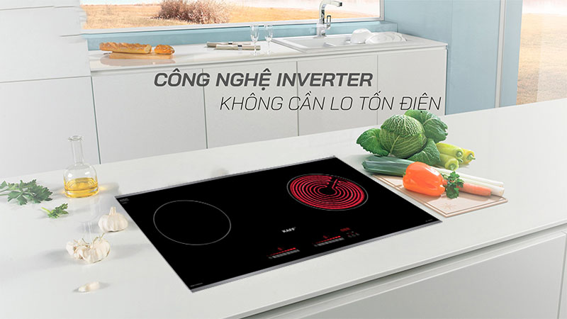 Bếp đôi điện từ hồng ngoại Kaff KF-IH202IC (Made in Germany) - Hàng chính hãng