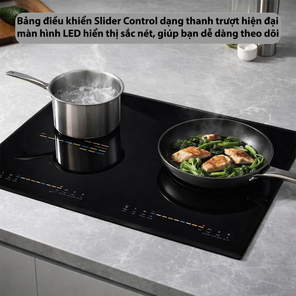 Bếp đôi hồng ngoại điện từ Hawonkoo CEH-201-IF - Hàng chính hãng