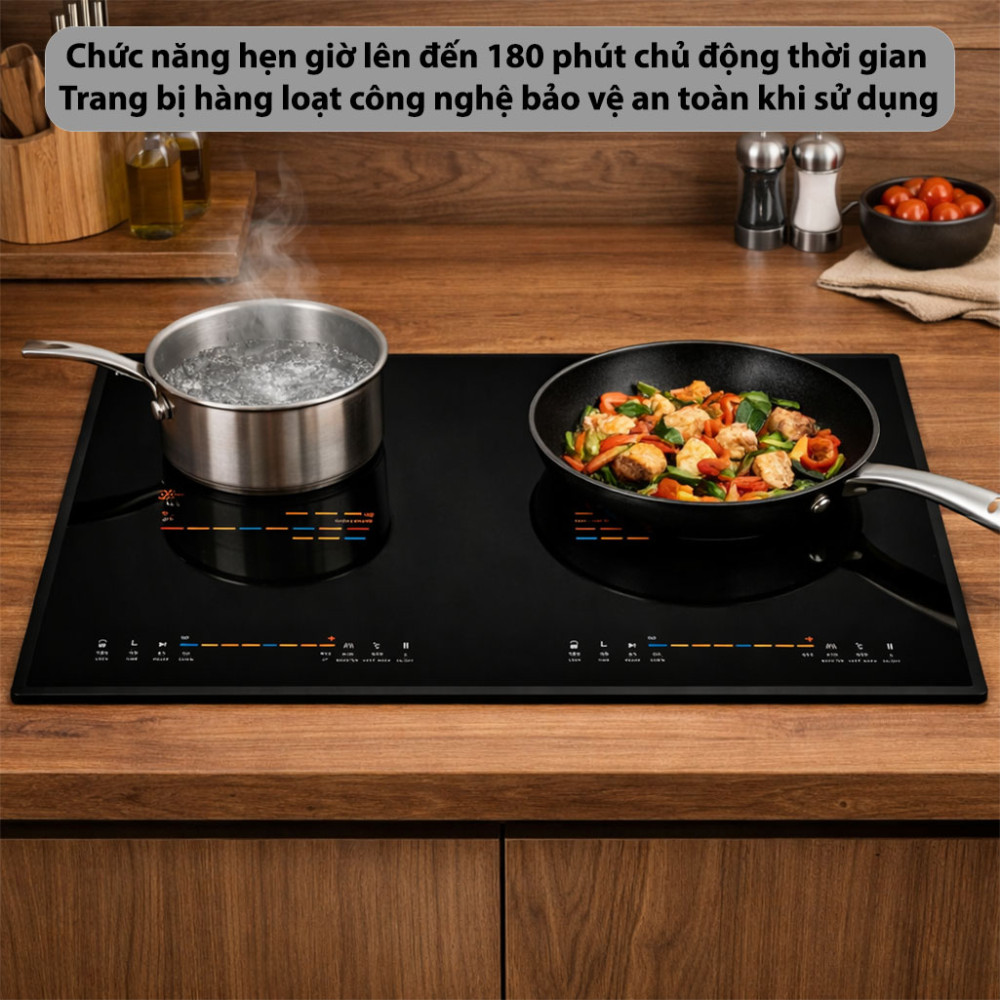 Bếp đôi hồng ngoại điện từ Hawonkoo CEH-201-IF - Hàng chính hãng