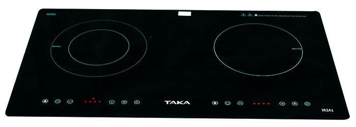 Bếp đôi hồng ngoại - điện từ Taka TK-IR2A1 - Hàng chính hãng