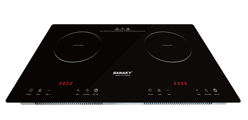 Bếp đôi hồng ngoại Sanaky VH-8100HGW - Hàng chính hãng