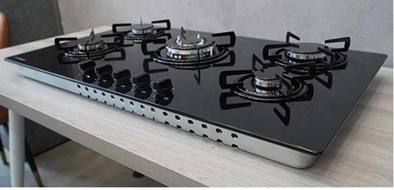 Bếp gas âm kính 5 lò Capri XFG950F-B1 - Hàng chính hãng