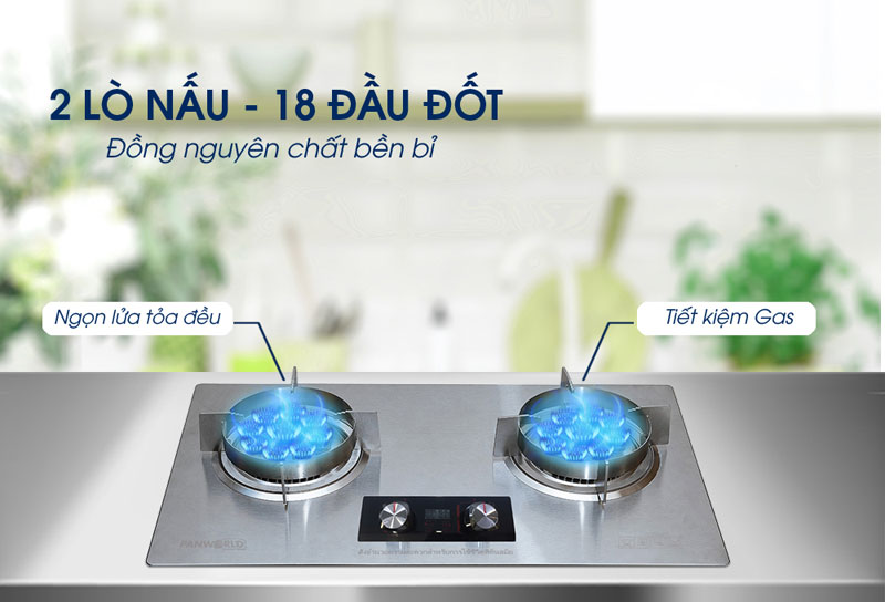Bếp gas âm Panworld PW-1411 - Hàng chính hãng