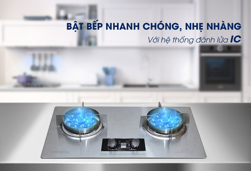 Bếp gas âm Panworld PW-1411 - Hàng chính hãng