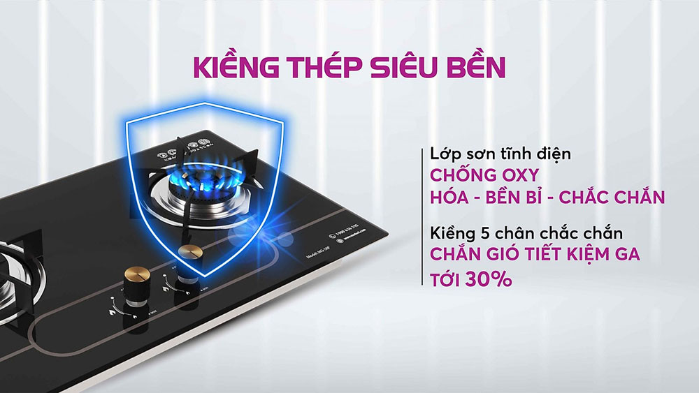 Bếp ga âm pin Mutosi MG-58P - Hàng chính hãng