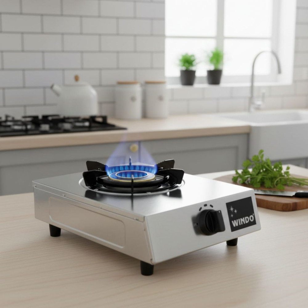 Bếp gas đơn mặt inox Windo 110SI - Hàng chính hãng