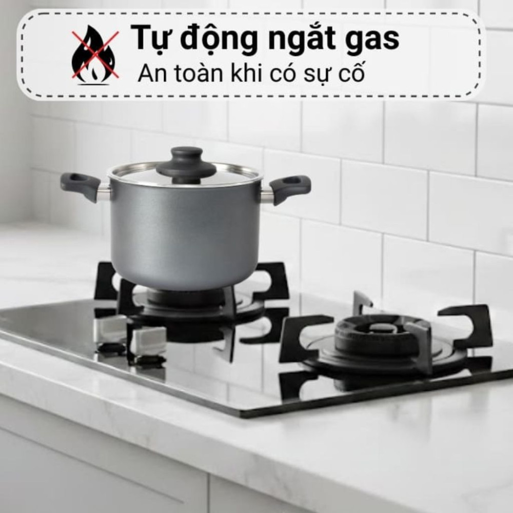 Bếp gas âm Rinnai RVB-732G(SG) - Hàng chính hãng