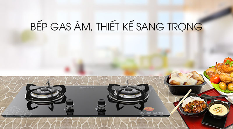 Bếp ga âm Sakura SV-2577GB - Hàng chính hãng
