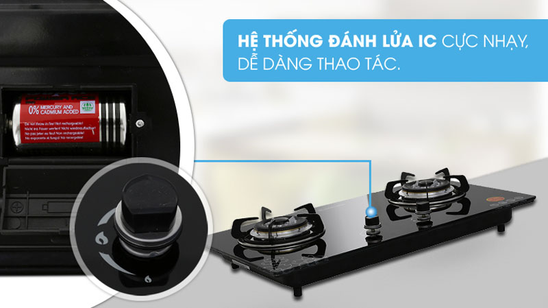 Bếp ga âm Sakura SV-2577GB - Hàng chính hãng