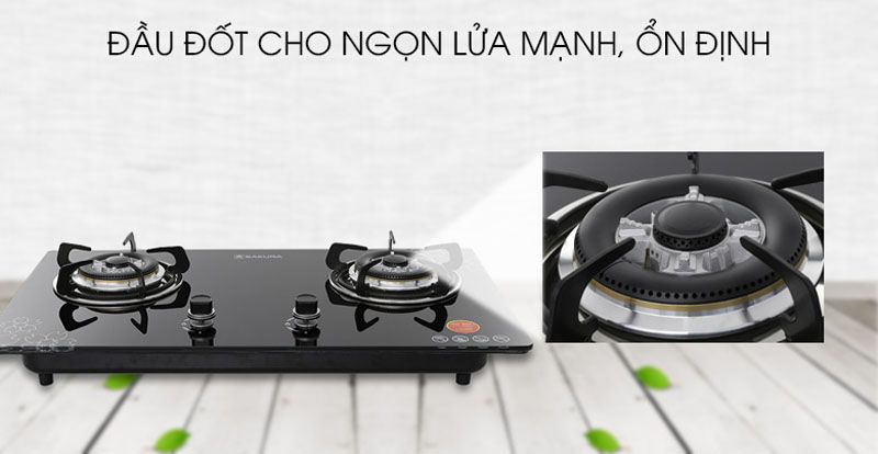 Bếp ga âm Sakura SV-2577GB - Hàng chính hãng