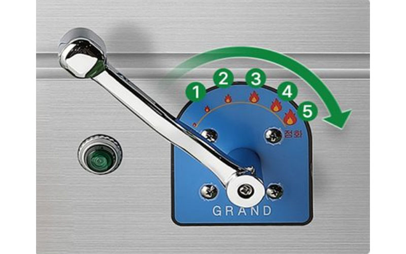 Bếp âu 1 họng dùng gas kèm nồi Grand Woosung GWS-N800P - Hàng chính hãng