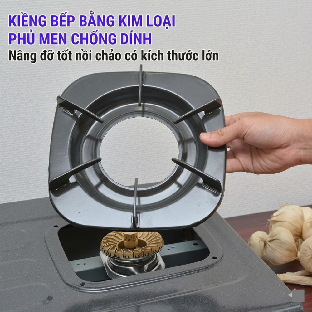 Bếp gas đôi Rinnai RV-740A(GR) - Hàng chính hãng