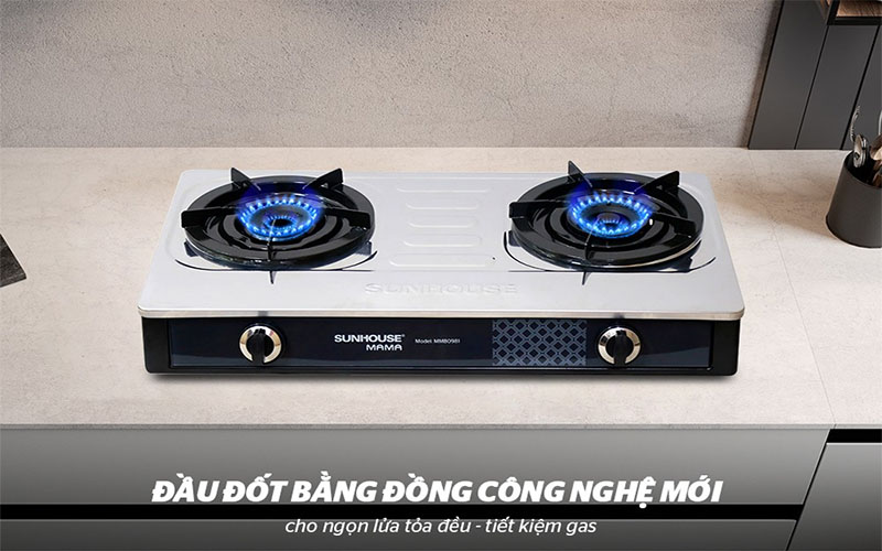 Bếp gas đôi Sunhouse Mama MMB0981 - Hàng chính hãng