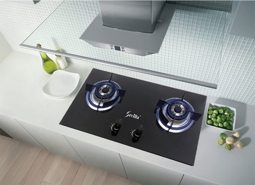 Bếp gas đôi âm kính Sevilla SV-201 - Hàng chính hãng