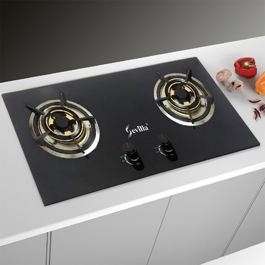 Bếp gas đôi âm kính Sevilla SV-718 - Hàng chính hãng