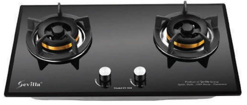 Bếp gas đôi âm kính Sevilla SV-818 - Hàng chính hãng