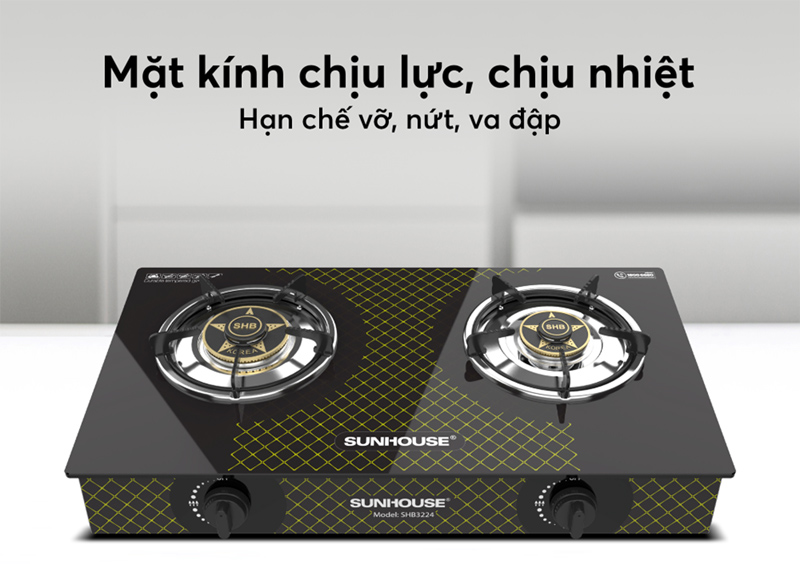 Bếp gas dương Sunhouse SHB3224 - Hàng chính hãng