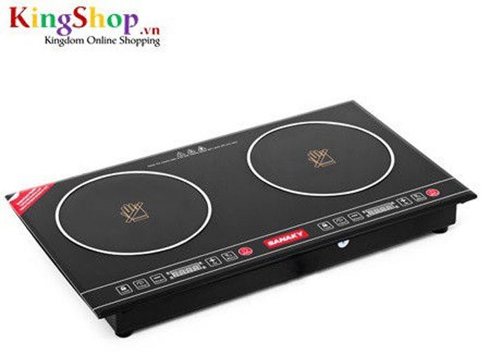 Bếp đôi hồng ngoại Sanaky AT-202HGW - Hàng chính hãng