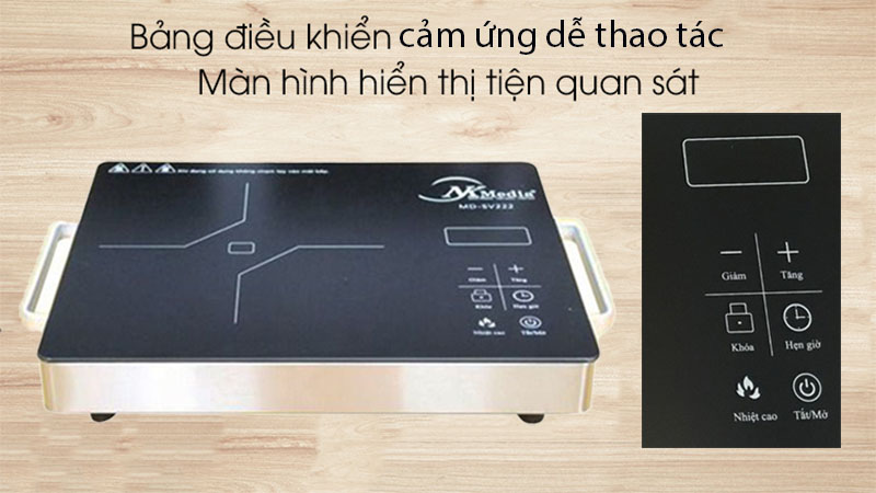 Bếp hồng ngoại đơn NK Media MD-SV222 - Hàng chính hãng
