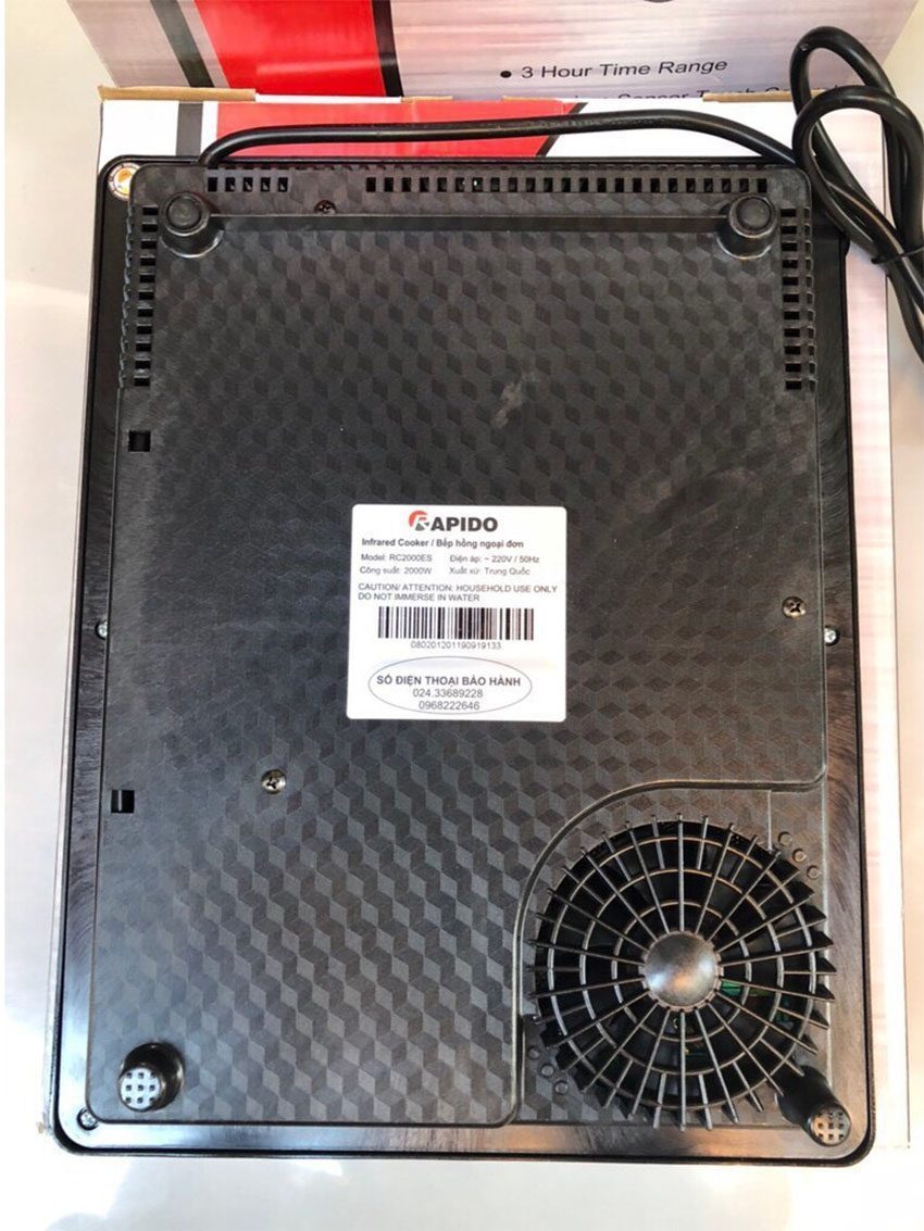 Bếp hồng ngoại đơn Rapido RC2000ES - Hàng chính hãng