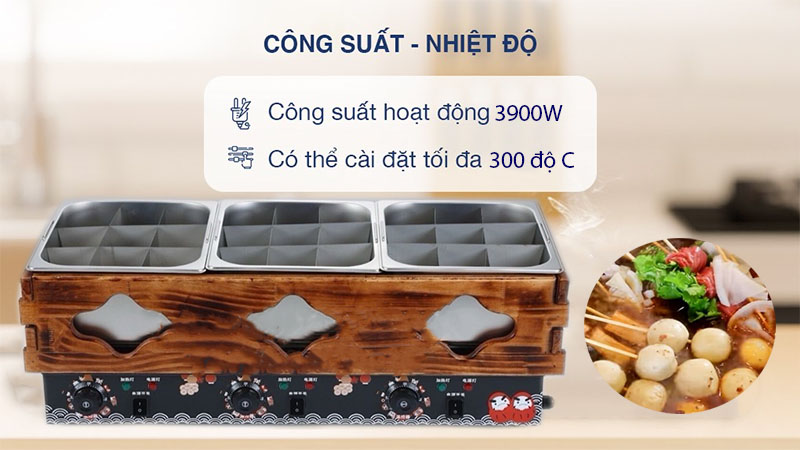 Bếp lẩu điện 27 ngăn Kanto HS-G3T - Hàng chính hãng