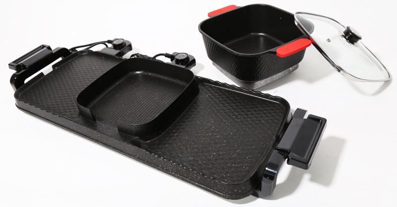 Bếp lẩu nướng đa năng Matika MTK-7826 - Hàng chính hãng