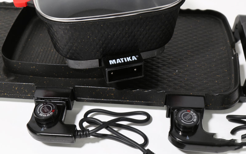 Bếp lẩu nướng đa năng Matika MTK-7826 - Hàng chính hãng