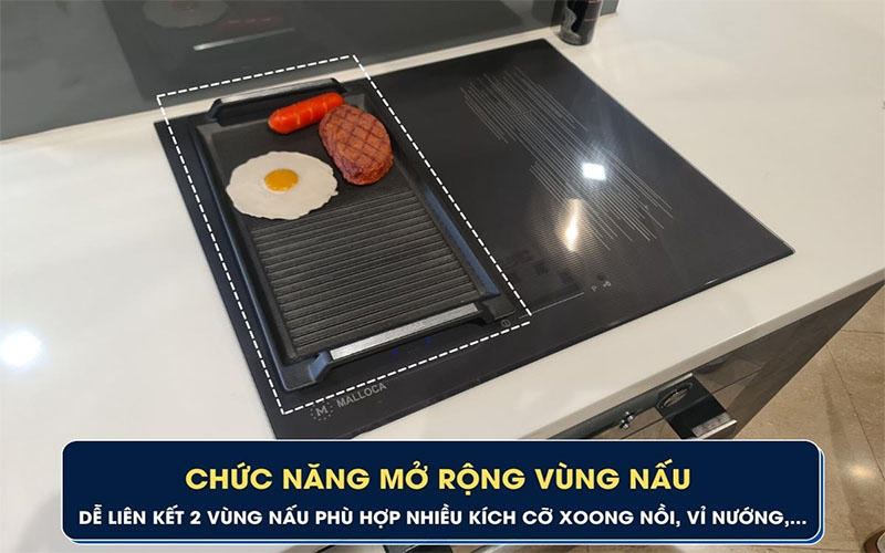 Bếp từ 4 vùng nấu Malloca MI-594 LINEAR - Hàng chính hãng
