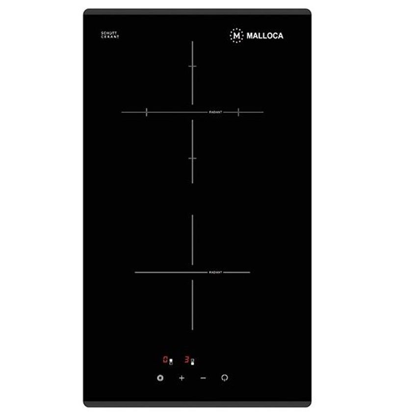 Bếp điện Domino âm kính Malloca MDR 302 - Hàng chính hãng