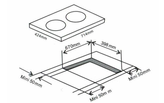 Bếp từ đôi Arber AB-373S - Hàng chính hãng