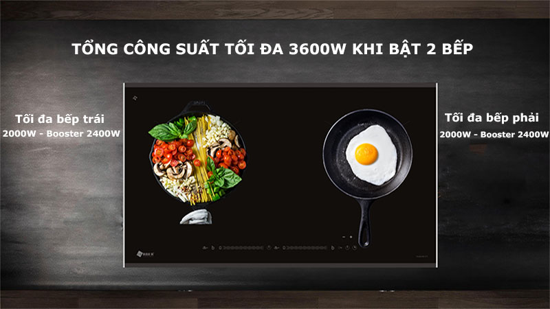 Bếp từ đôi Arber AB-675 - Hàng chính hãng