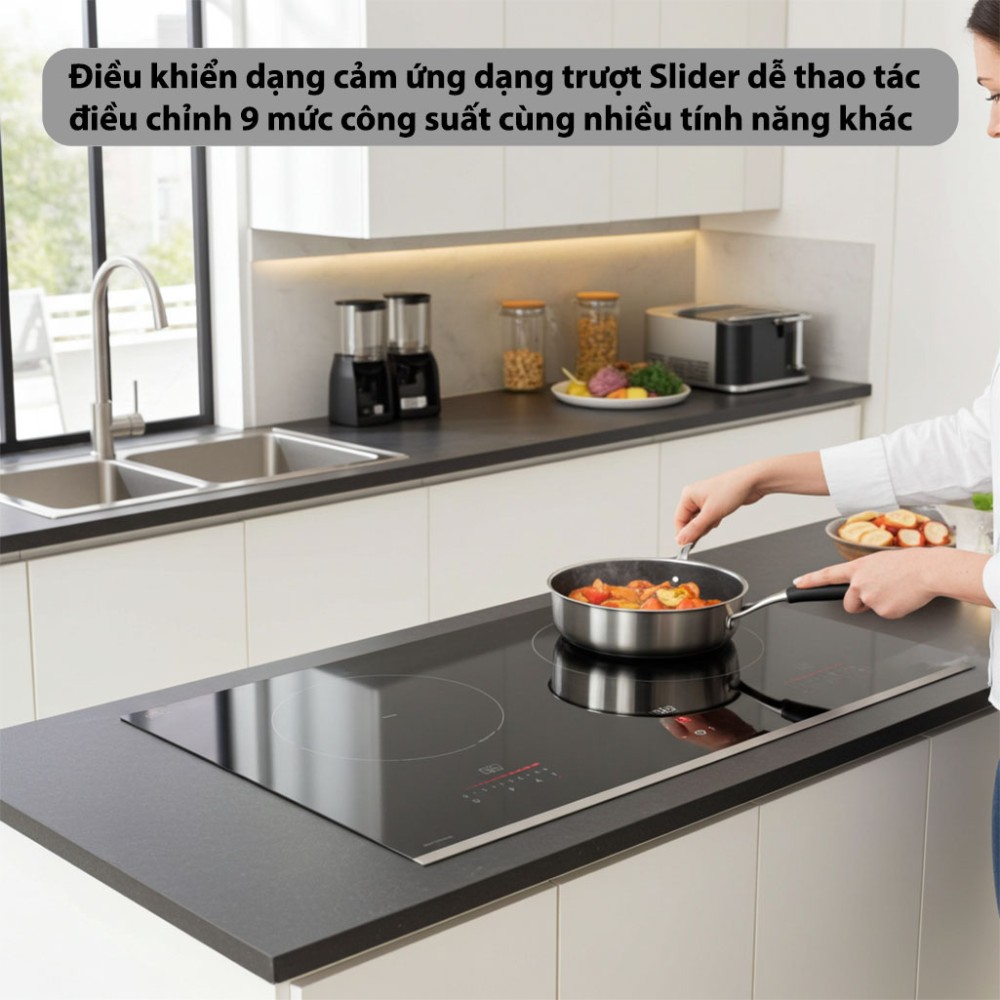 Bếp từ đ&ocirc;i Kaff KF-IH870Z Plus - H&agrave;ng ch&iacute;nh h&atilde;ng