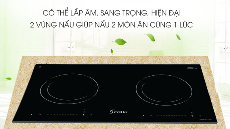 Bếp từ đôi Sevilla SV-130T - Hàng chính hãng