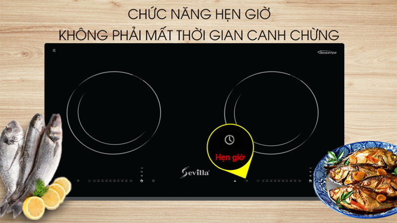 Bếp từ đôi Sevilla SV-130T - Hàng chính hãng