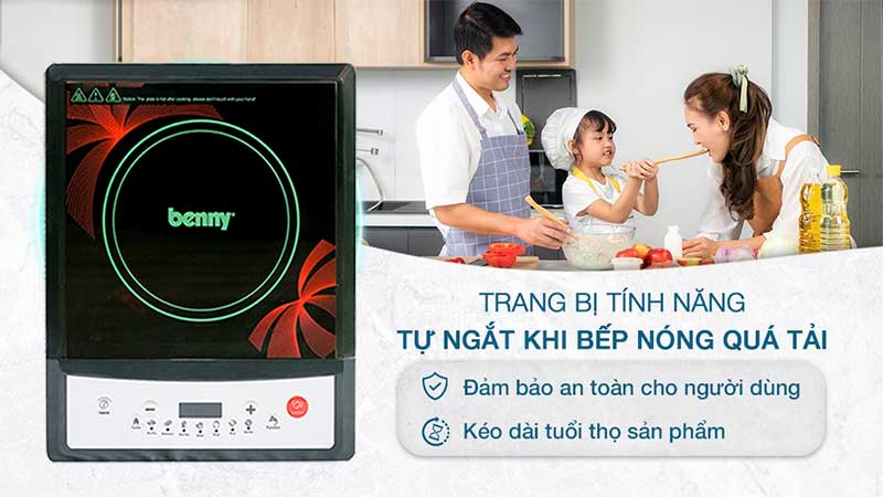 Bếp từ đơn Benny BI-01 - Hàng chính hãng
