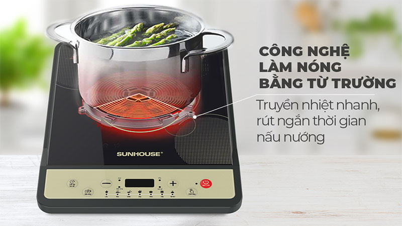 Bếp từ đơn Sunhouse SHD6158 - Hàng chính hãng