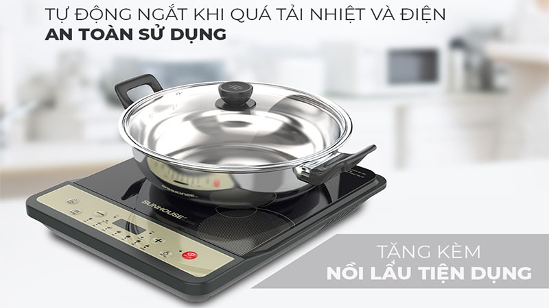 Bếp từ đơn Sunhouse SHD6158 - Hàng chính hãng