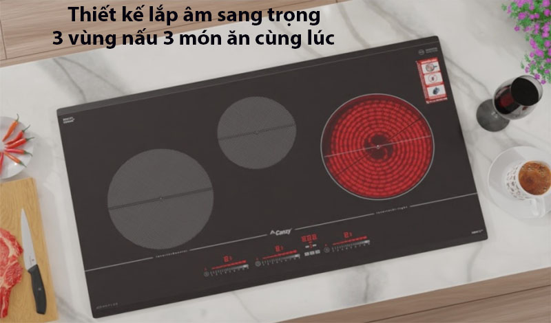 Bếp từ kết hợp hồng ngoại Canzy CZ-970-PLUS - Hàng chính hãng
