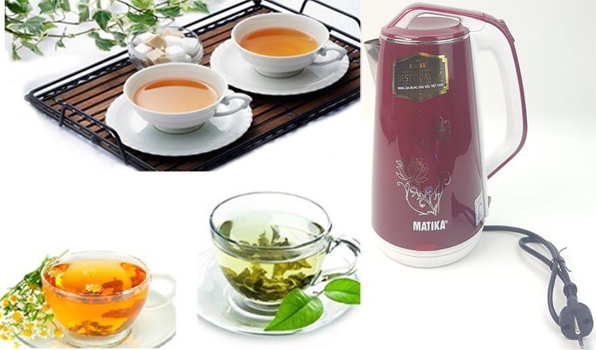 Bình đun siêu tốc ủ giữ nhiệt Matika MTK-24 - Hàng chính hãng
