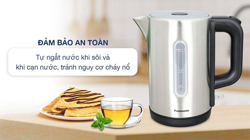 Bình đun nước siêu tốc Panasonic NC-K301SRA - Hàng chính hãng