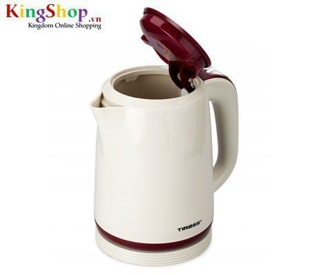 Bình đun siêu tốc Tiross TS495 - Dung tích 1.7L - Hàng chính hãng