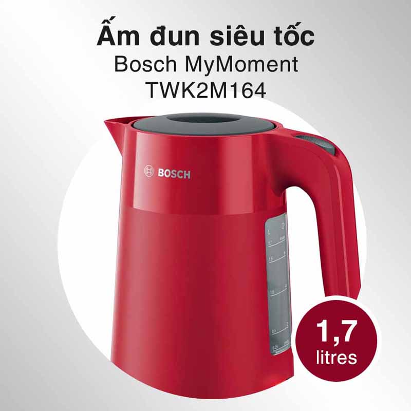 Bình đun siêu tốc Bosch TWK2M164 - Hàng chính hãng