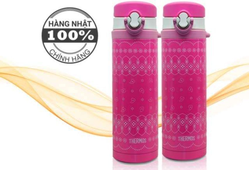 Bình giữ nhiệt Thermos JNG-500 Pink - Hàng chính hãng