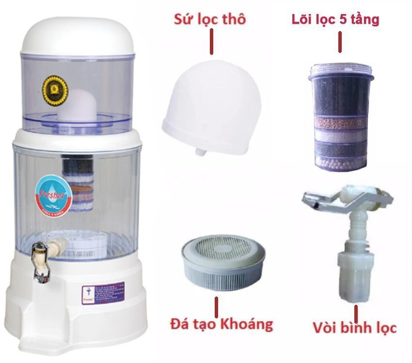 Bình lọc nước 16 lít Midu King UTHRE19 - Hàng chính hãng