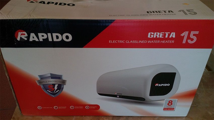 Bình nóng lạnh Rapido Greta GA 15L - Hàng chính hãng