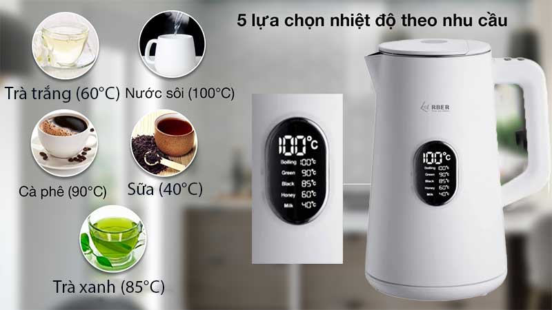 Bình siêu tốc Arber AST1.5A - Hàng chính hãng