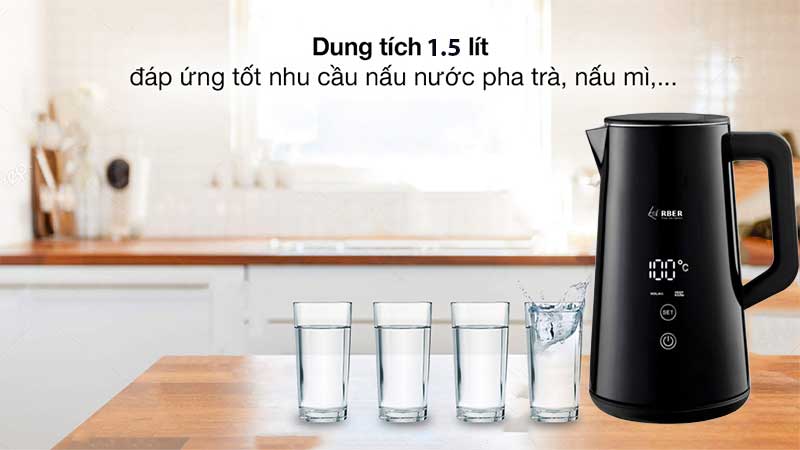 Bình siêu tốc Arber AST1.5B - Hàng chính hãng