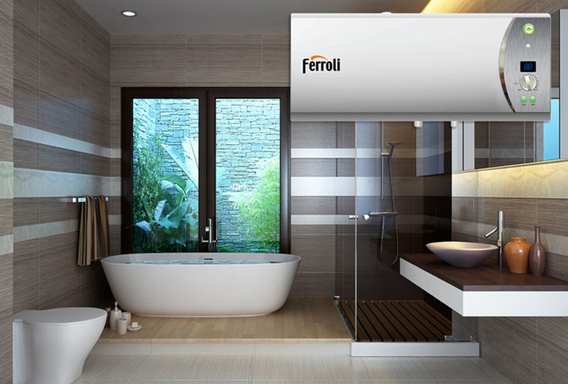 Bình tắm nóng lạnh Ferroli Verdi-AG+ 20L - Hàng chính hãng