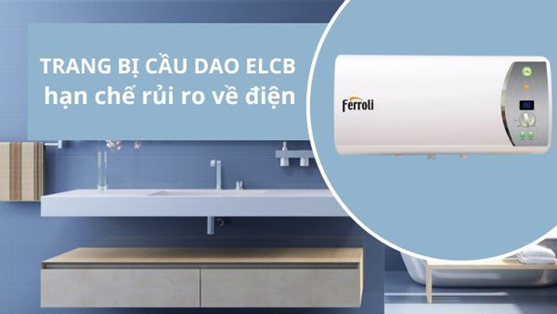 Bình tắm nóng lạnh Ferroli Verdi-AG+ 20L - Hàng chính hãng