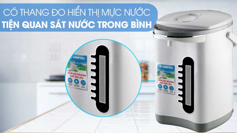 Bình thủy điện Asanzo HP-60YB - Hàng chính hãng